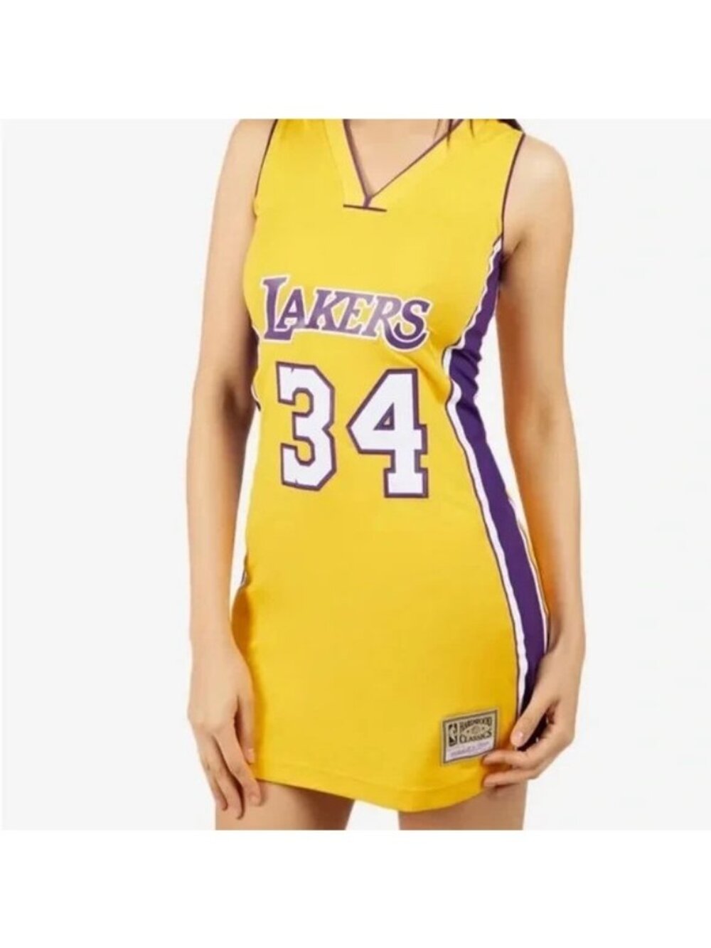 Women's Mitchelle & Ness  NBA Jersey Dress LA Lakers NWT S-M